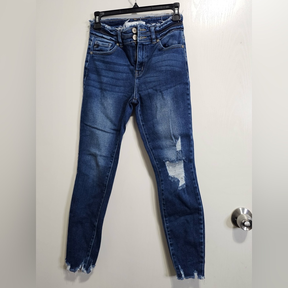 Distressed Blue Women's Jeans
